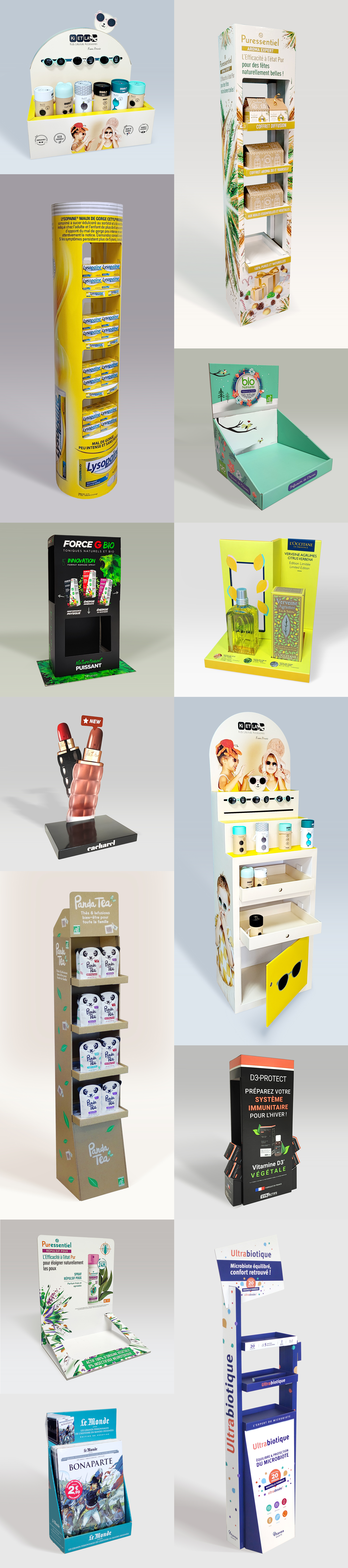 Présentoir Cartoon & Gauthier PLV - FS GROUPE